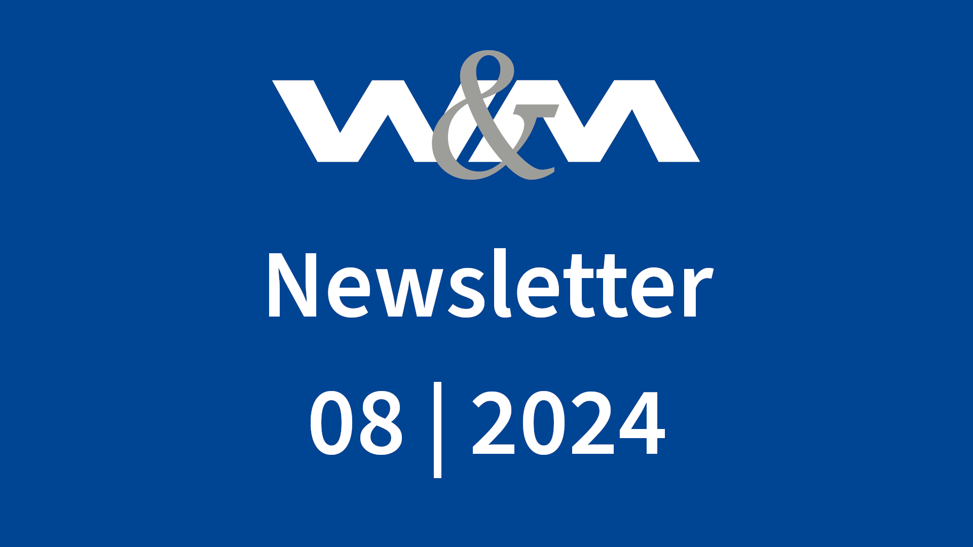 Newsletter 8/2024