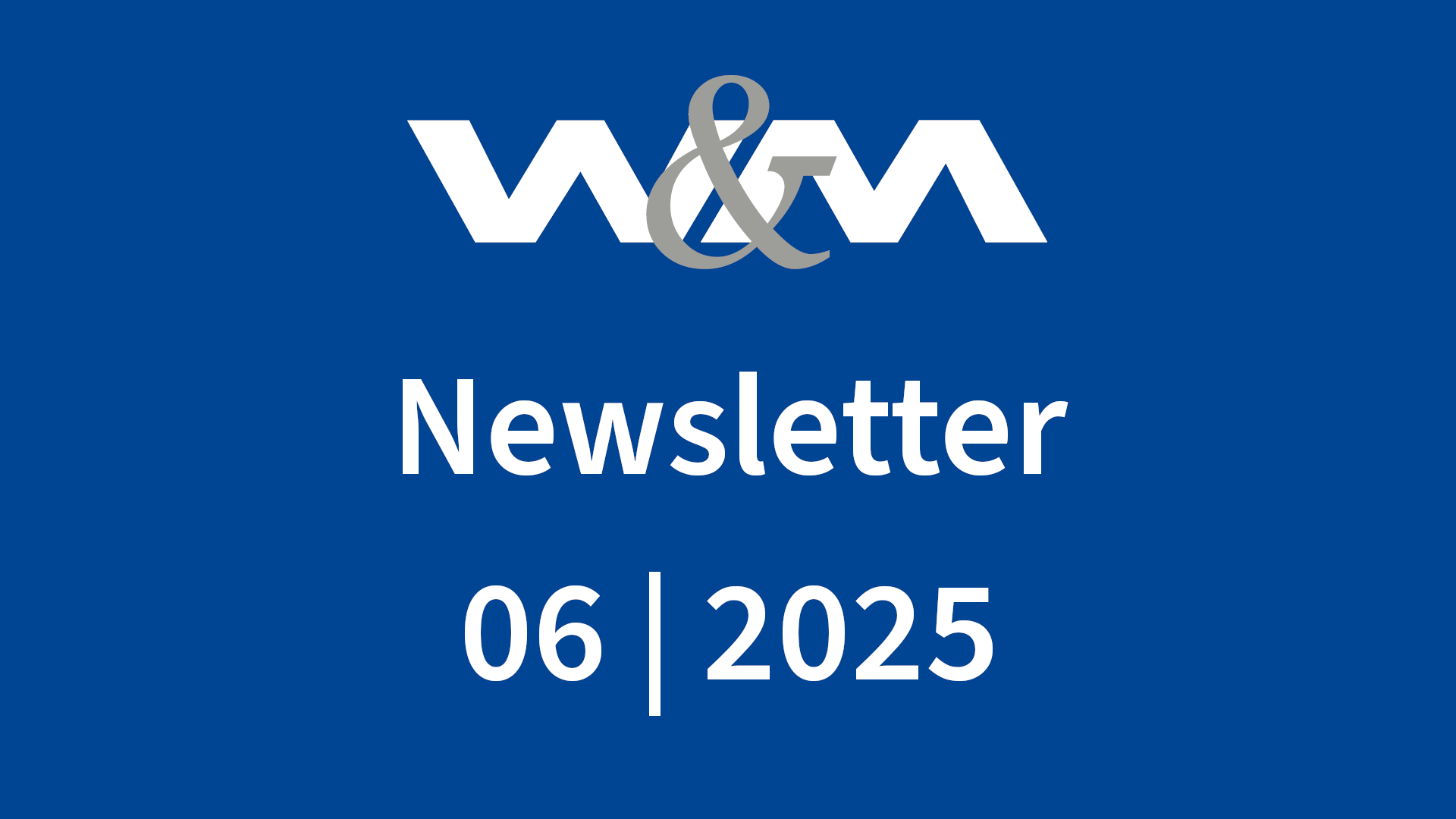 Newsletter 6/2025