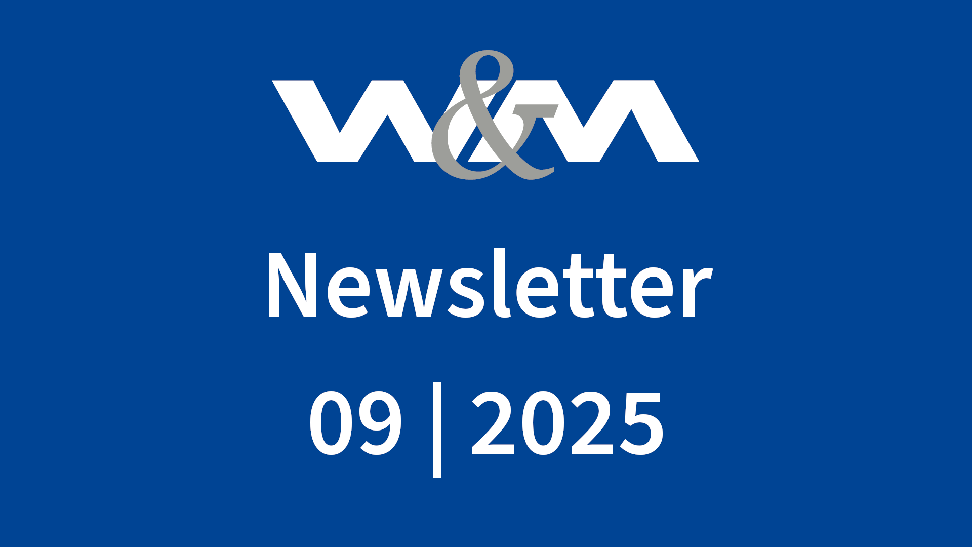 Newsletter 9/2025