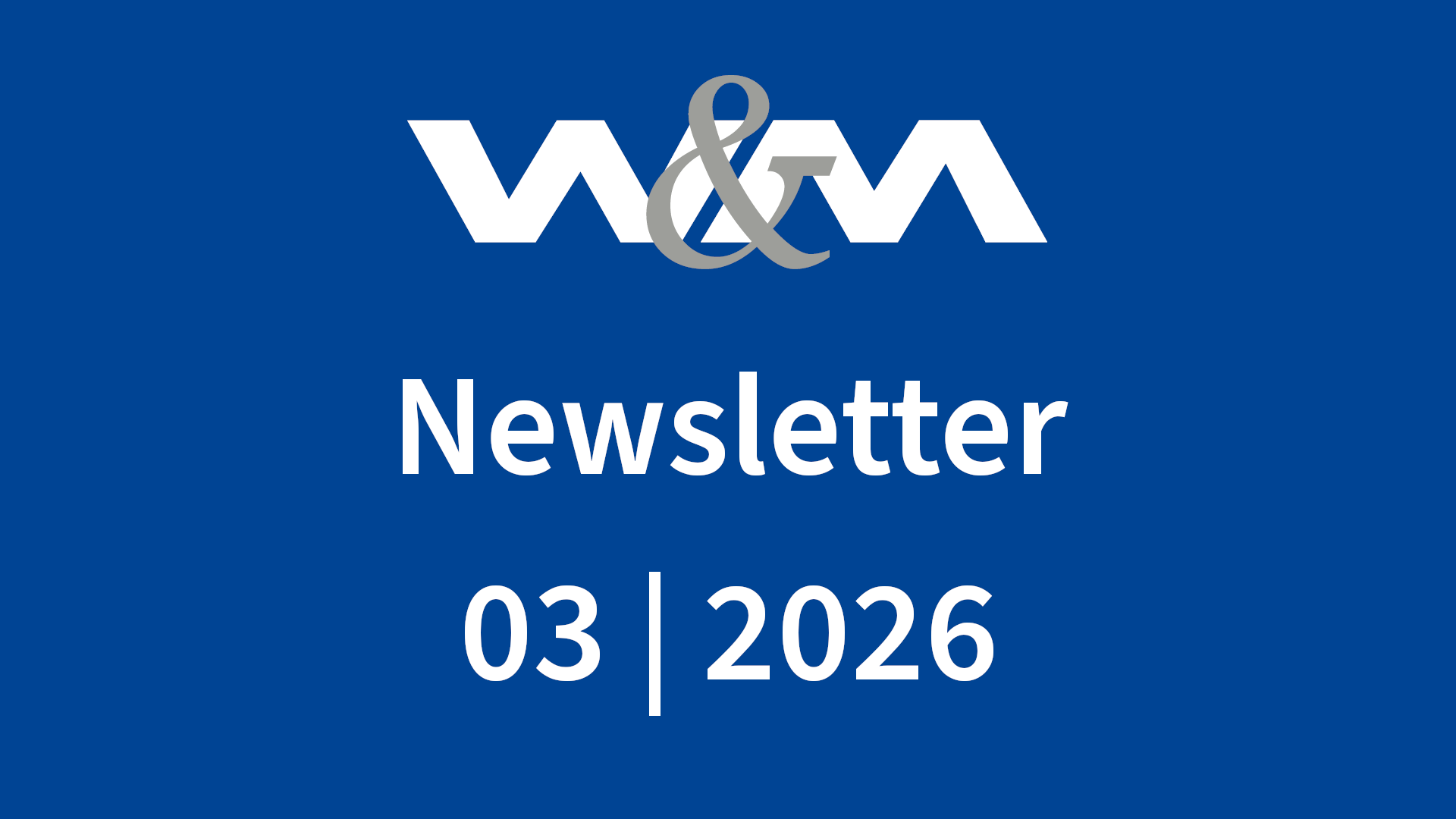 Newsletter 03/2026