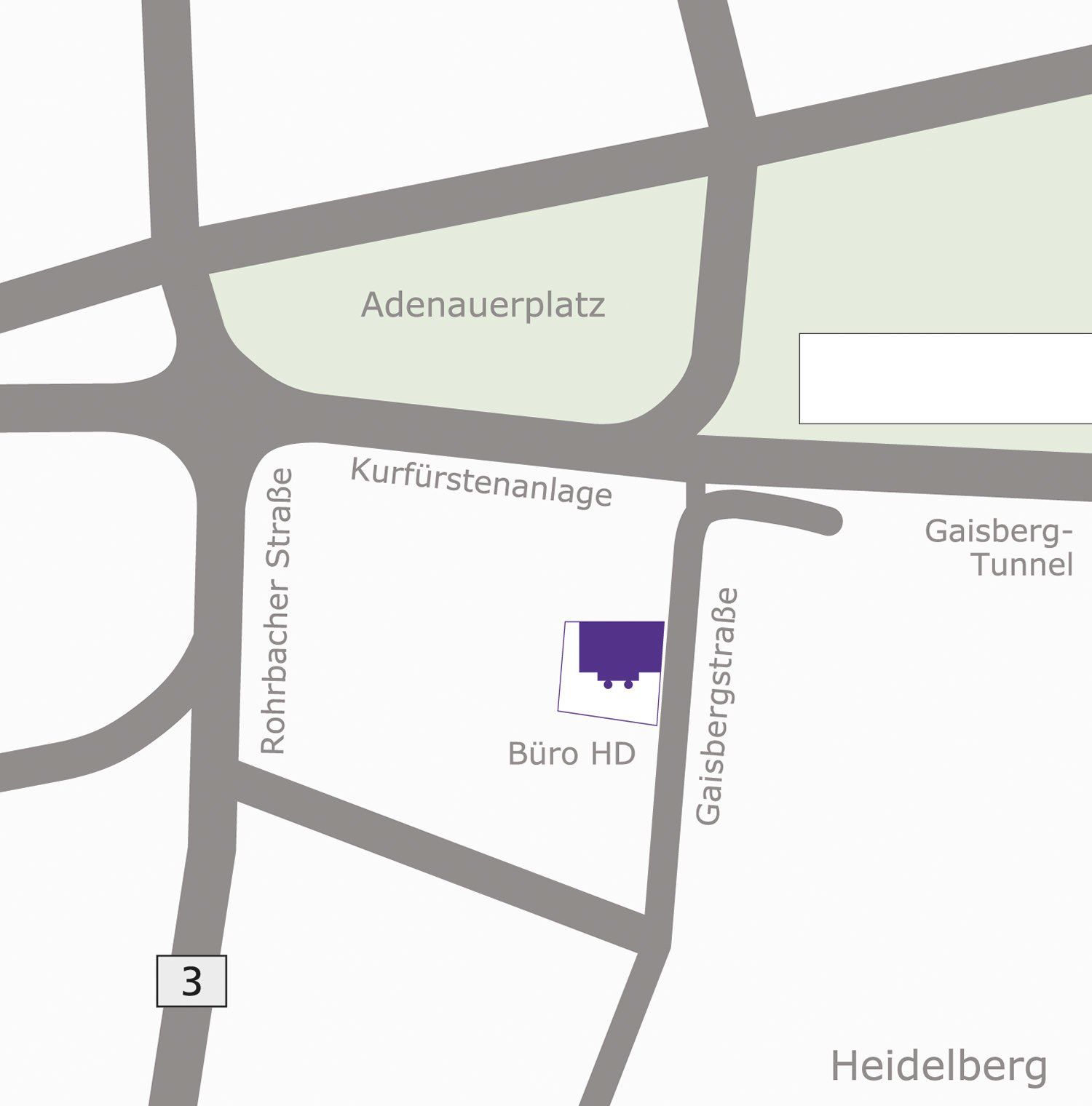 Lageplan Standort Heidelberg