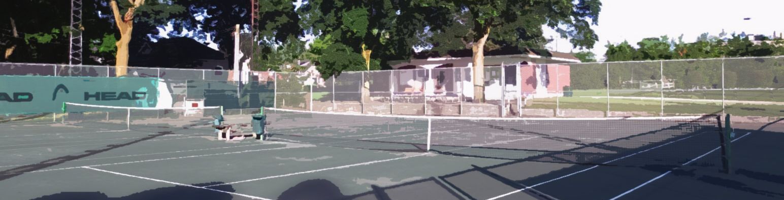 club house image with courts