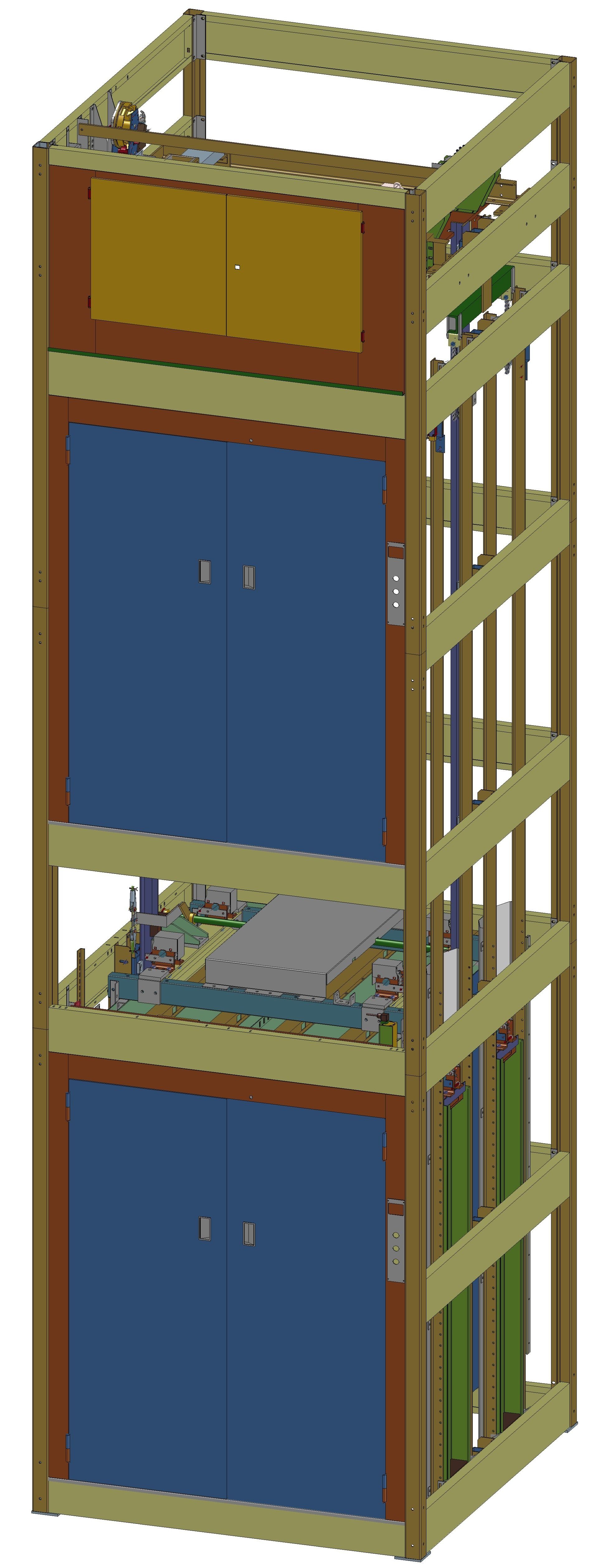 Lastenaufzug mit 2000kg Traglast