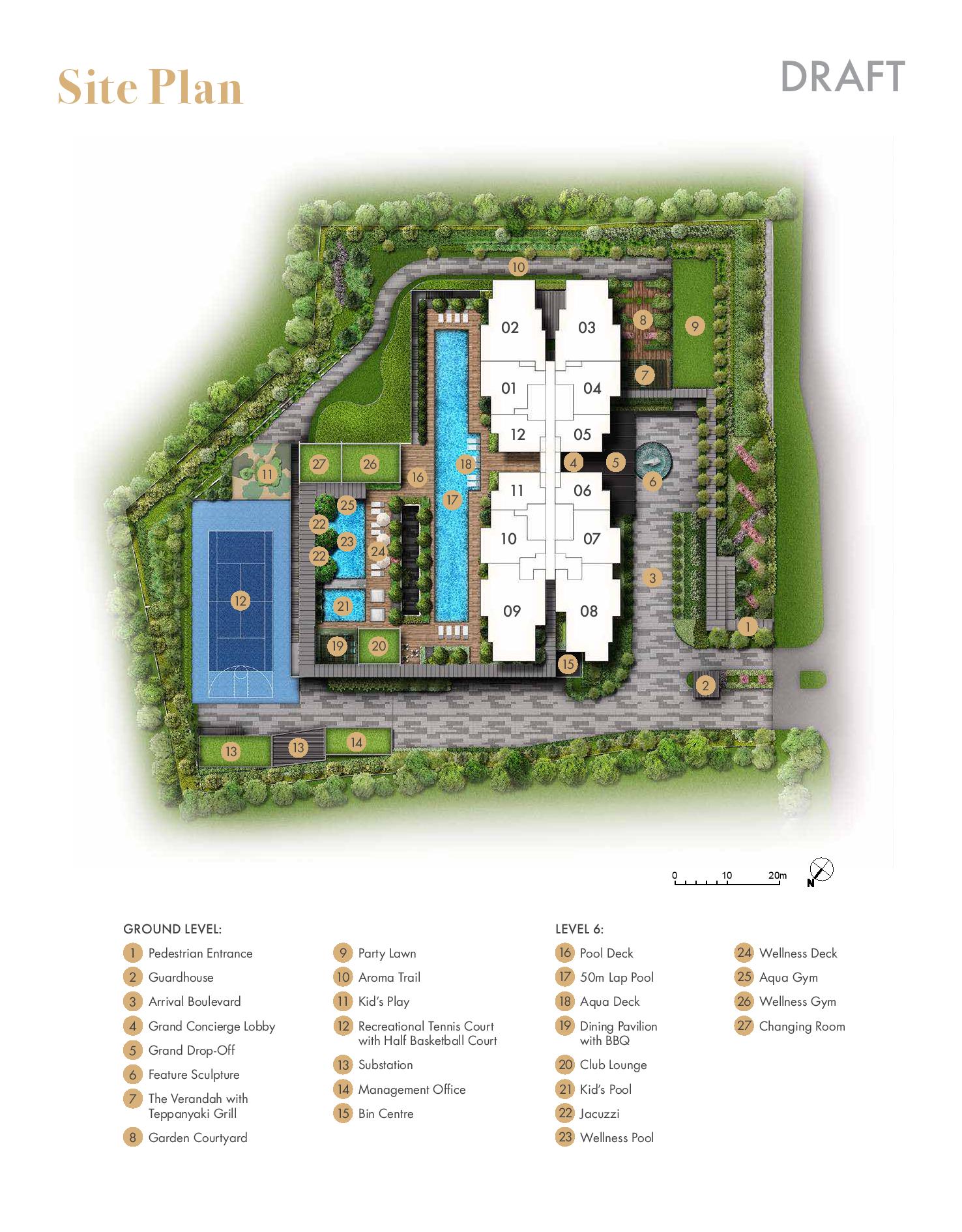 dunearn garden site plan