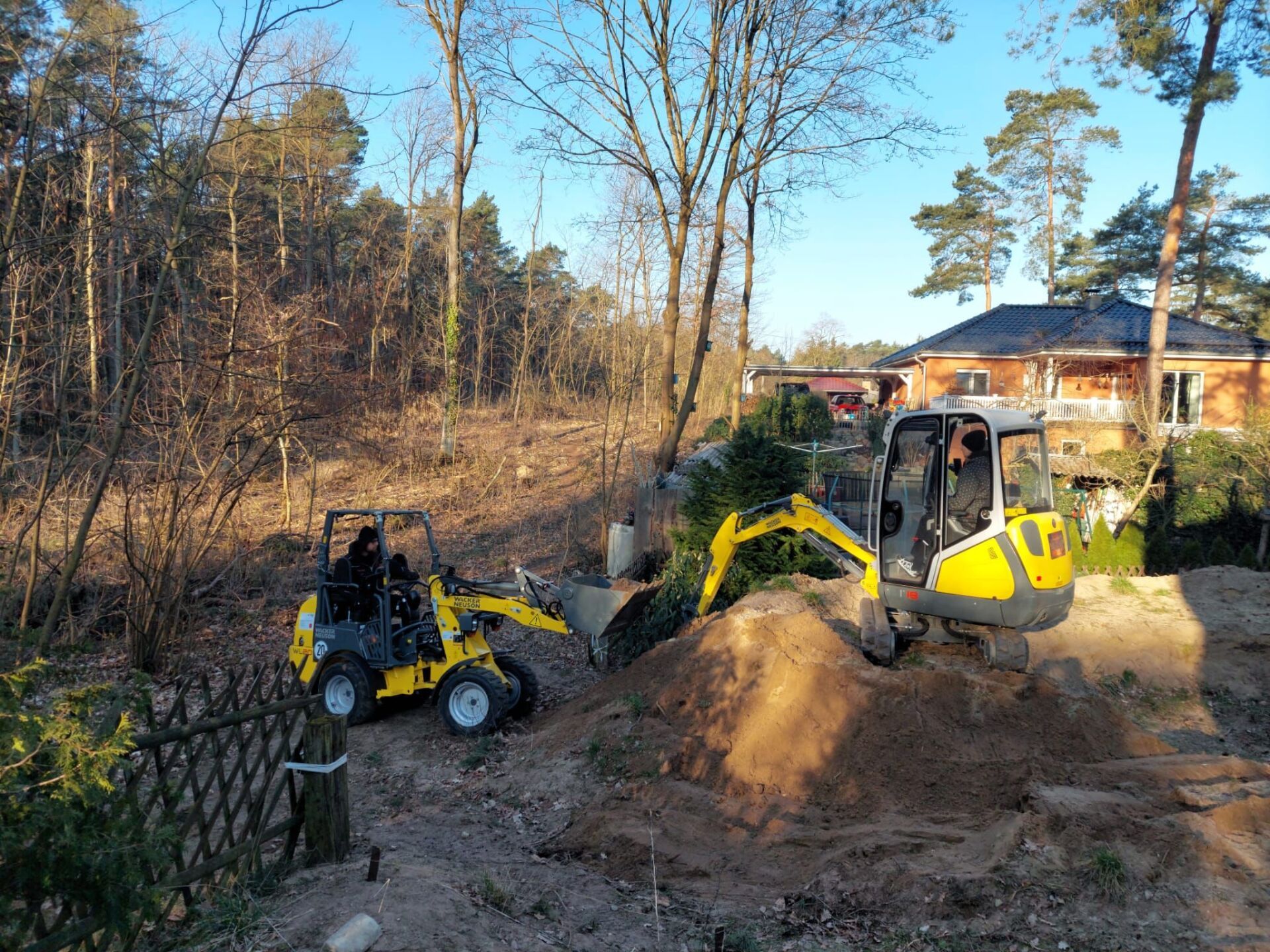 Skandi Garden - Erdarbeiten