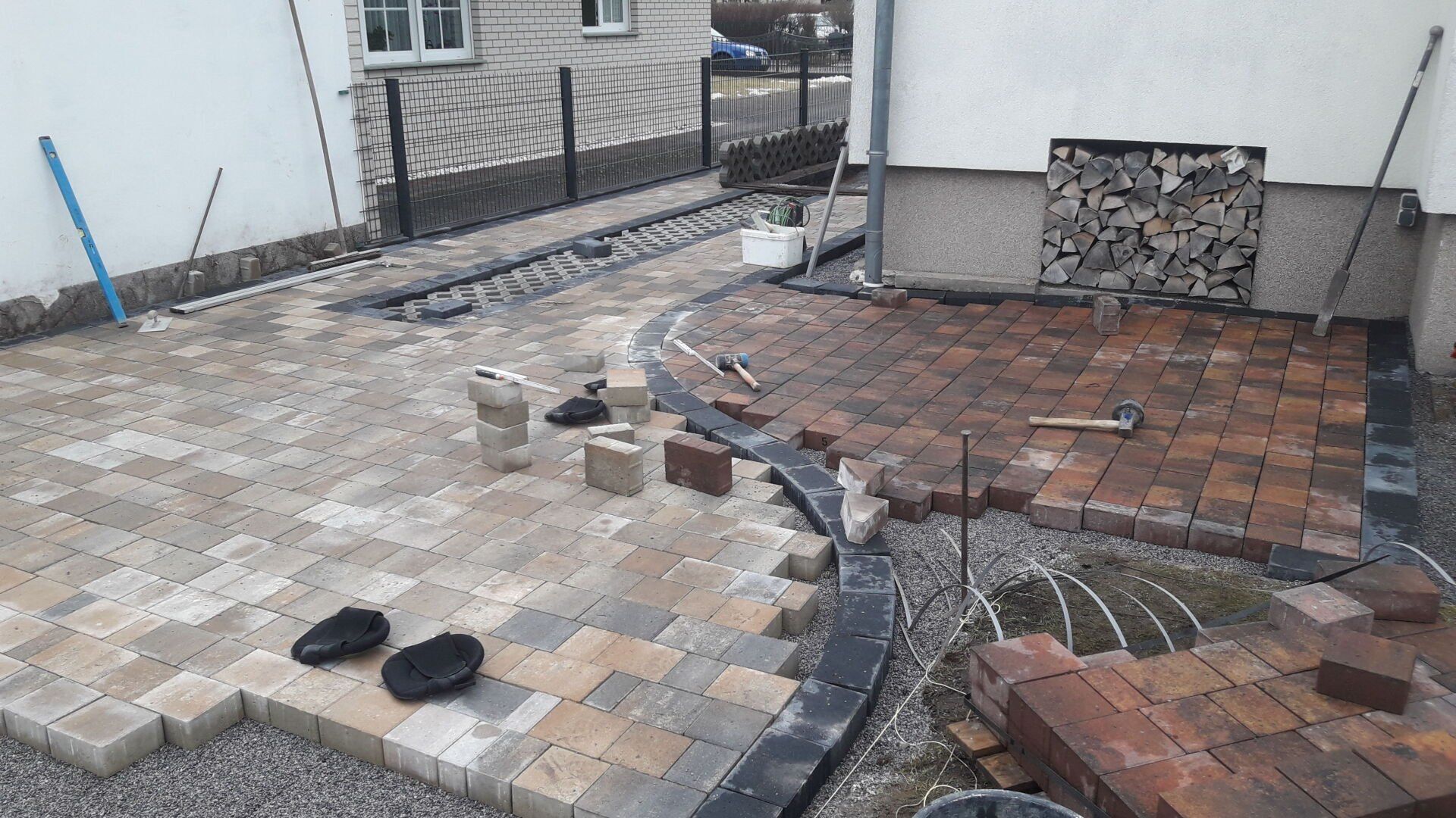 Skandi Garden - Garten- und Landschaftsbau, gepflasterter Weg