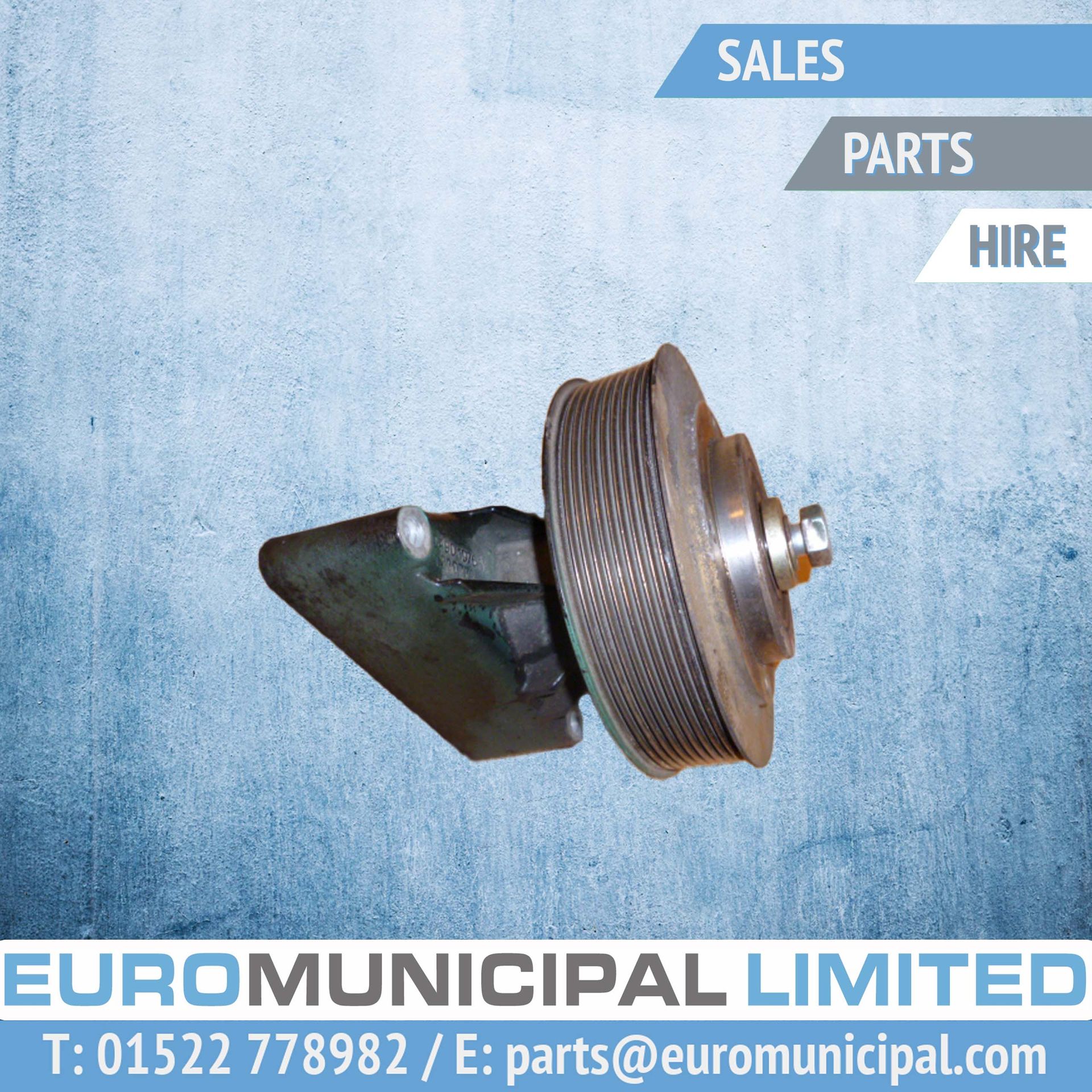 Volvo D7E D7F fan hub pulley