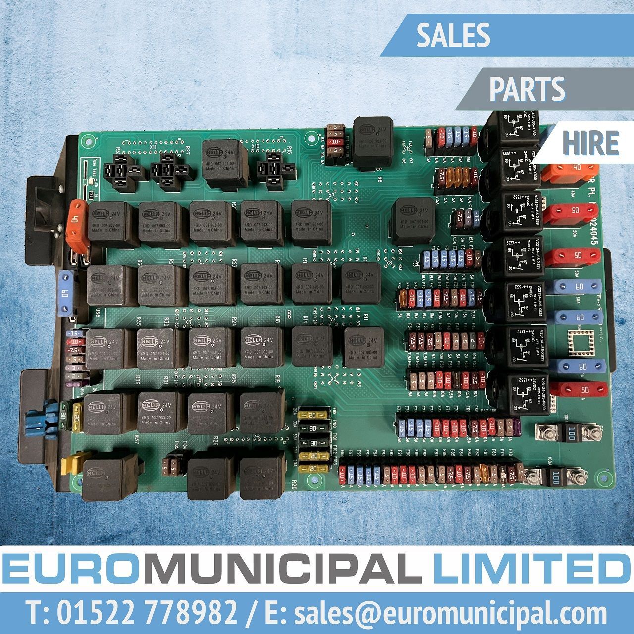 Dennis Elite 6 fuse board
