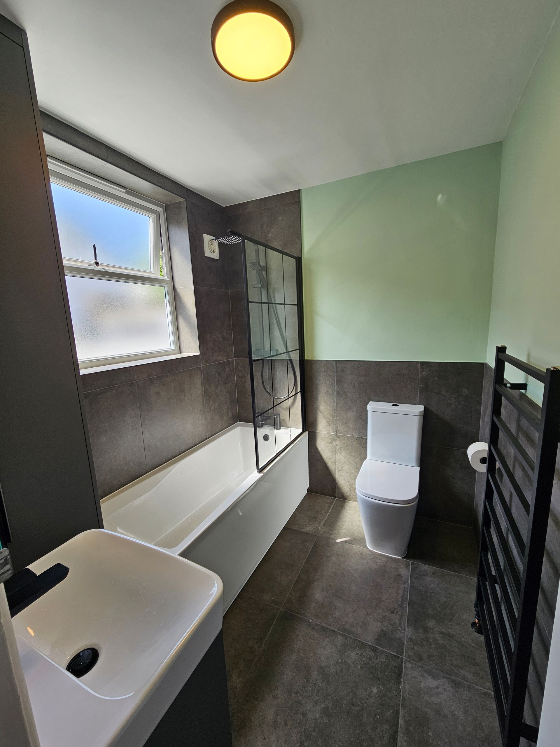 Bathroom newly installed in Staines upon Thames. bathroom fitted.