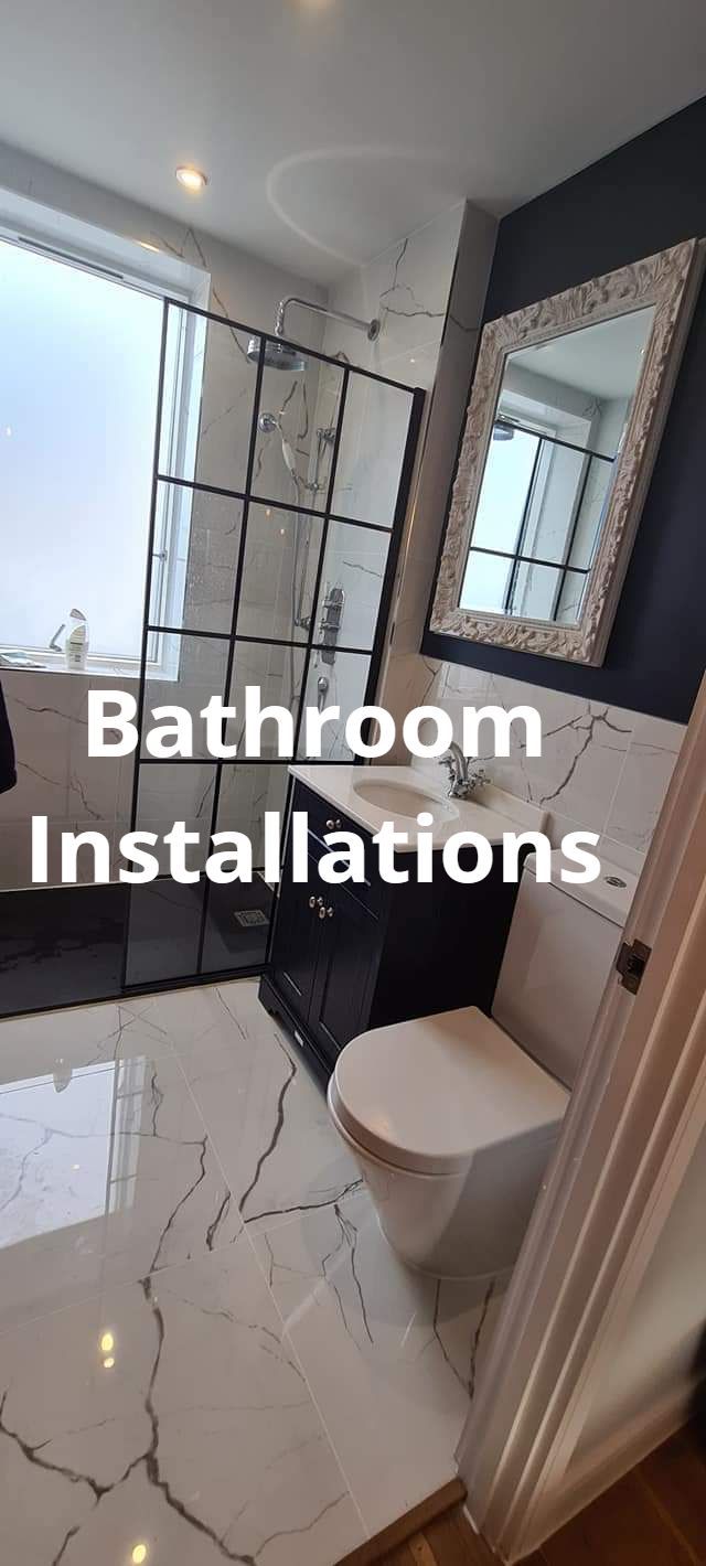 Designer bathroom in Windsor and Wraysbury, close to Windsor, blending luxury and modern comfort.