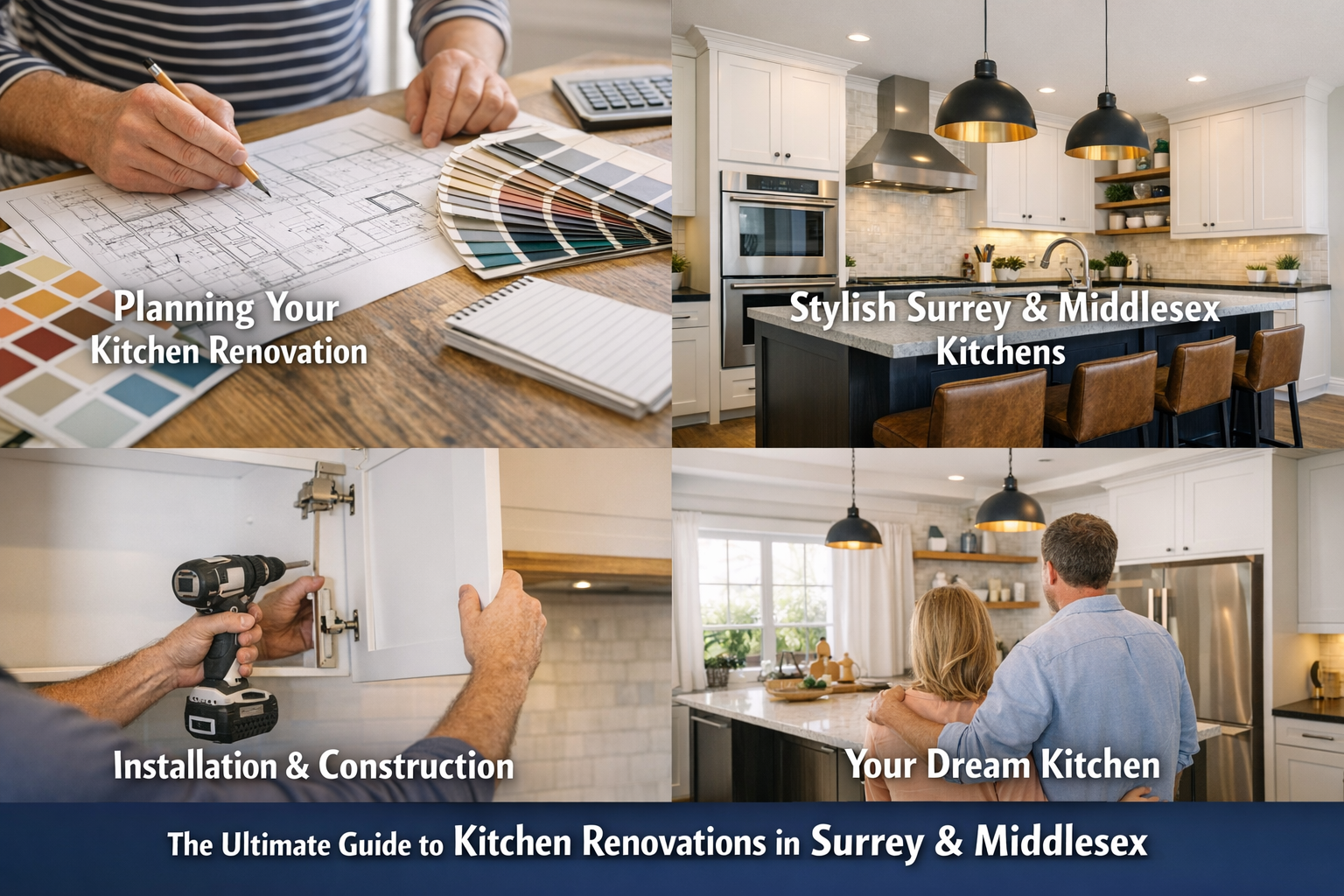 Kitchen renovations in Windsor and Eton. Expert installation, bespoke joinery and quality finishes by DMS Property Solutions.