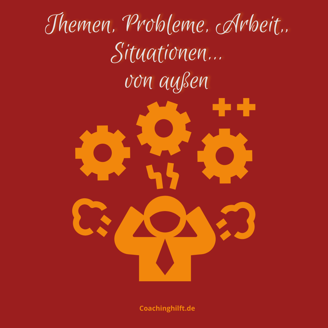 Äußere Stressauslöser Bild für äußere Stressoren: Themen, Probleme, Arbeit, Situationen