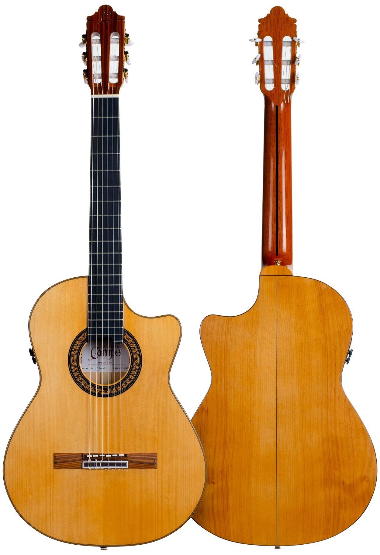 Flamencogitarren Cutaway