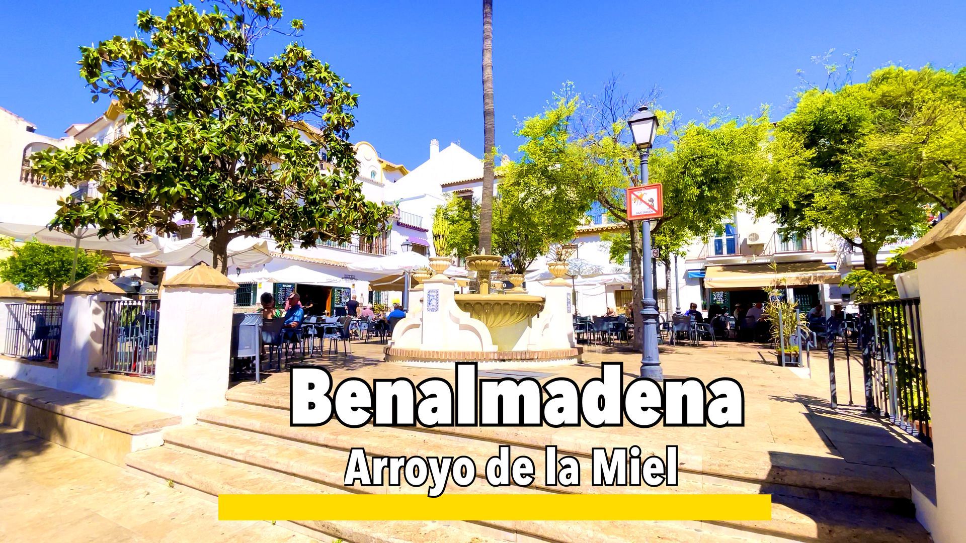 Arroyo de la Miel in Benalmádena, a lively area with shops, cafes, and local attractions, blending modern amenities with traditional charm