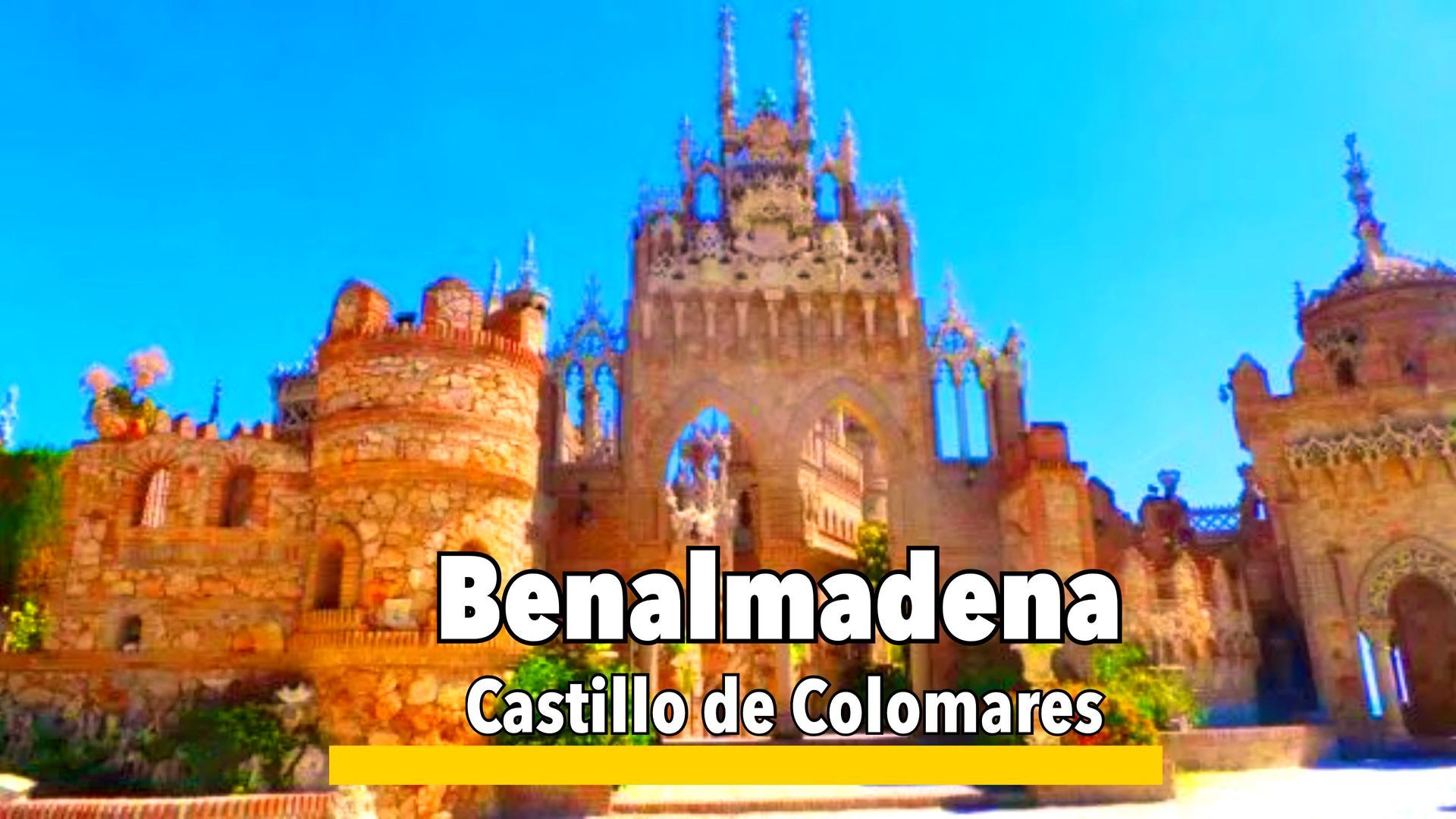 Castillo de Colomares in Benalmádena, a stunning castle with intricate architecture, dedicated to Christopher Columbus and set in beautiful gardens
