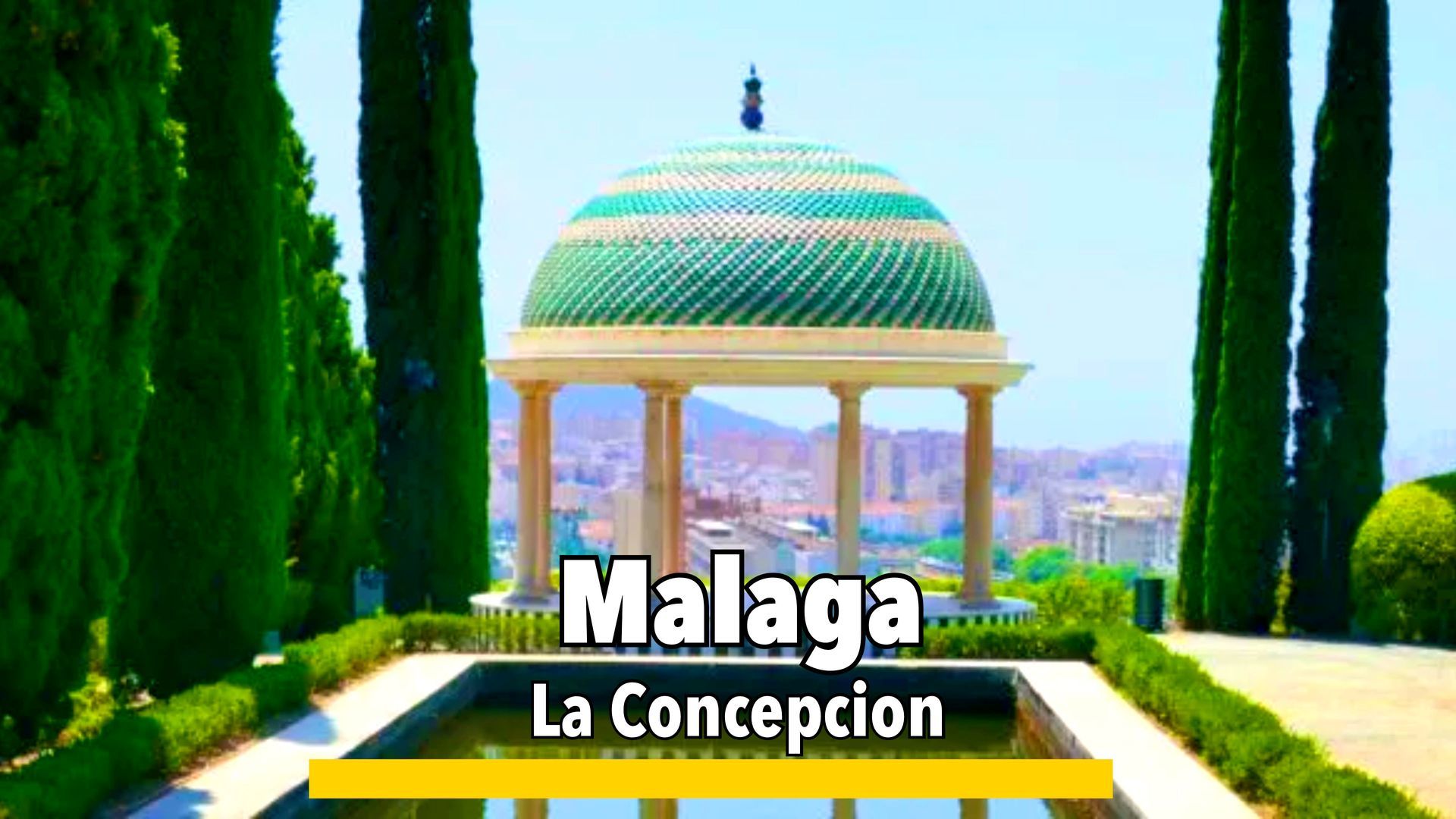 La Concepción Botanical Gardens in Málaga, featuring exotic plants, lush landscapes, and scenic pathways in a historic garden setting