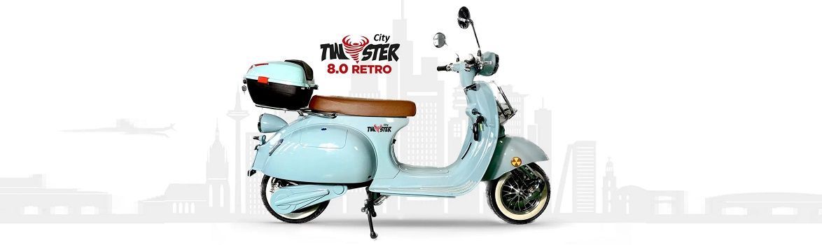 Elektroroller City Twister 8.0 Retro