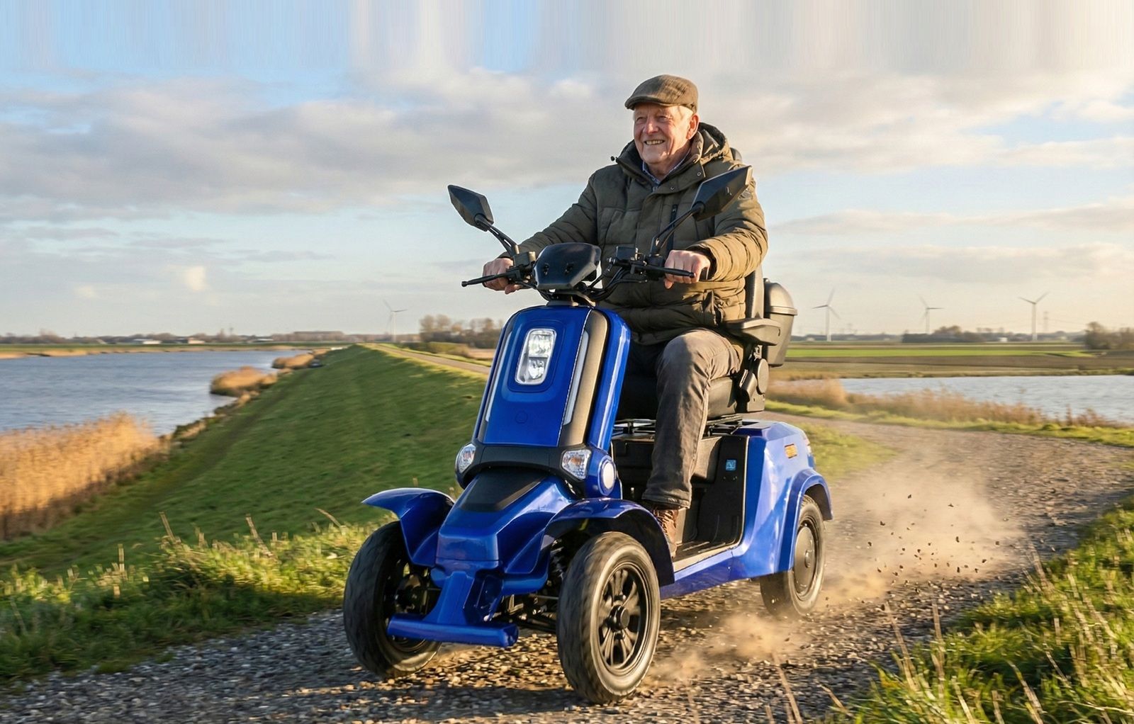 Seniorenmobile als Dreirad und Vierrad mit 15, 25 und 45 km/h Höchstgeschwindigkeit.