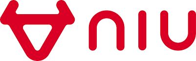 Logo NIU Logo Elektroroller NIU in rot