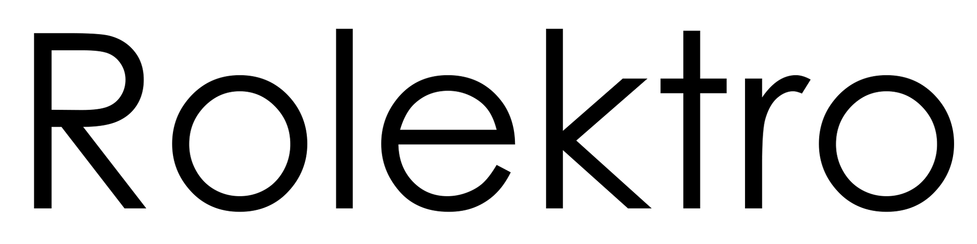 Logo Rolektro Logo Rolektro in schwarz