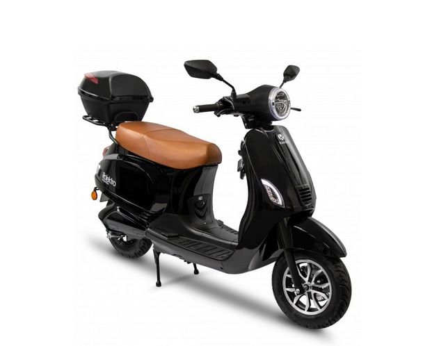 Elektroroller Rolektro Elektroroller Rolektro in schwarz seitlich stehend