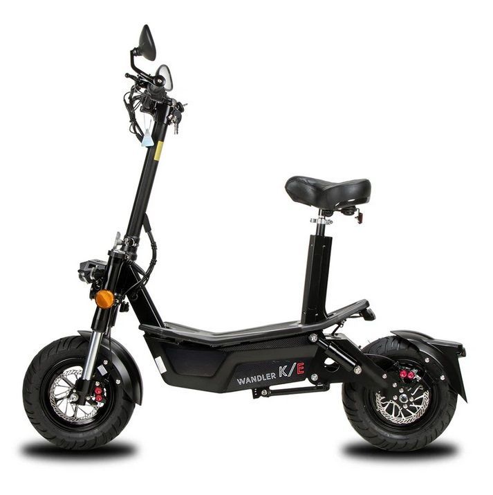 E-Scooter Wandler-K/E schwarz seitlich stehend E-Scooter Wandler-K/E schwarz