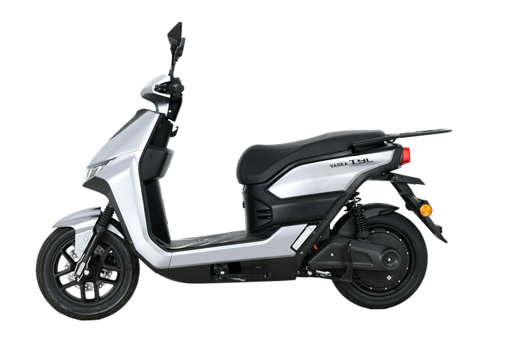 Elektroroller YADEA T9L Elektroroller YADEA T9L silber seitlich stehend