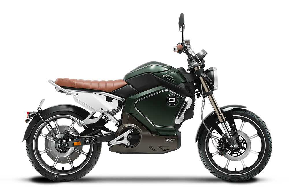 Elektromoped Super Soco TC ECO Elektromoped Super Soco TC ECO seitlich in racing grün