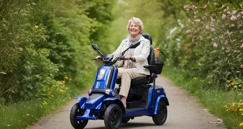 Seniorenmobile als Dreirad und Vierrad mit 15, 25 und 45 km/h Höchstgeschwindigkeit.