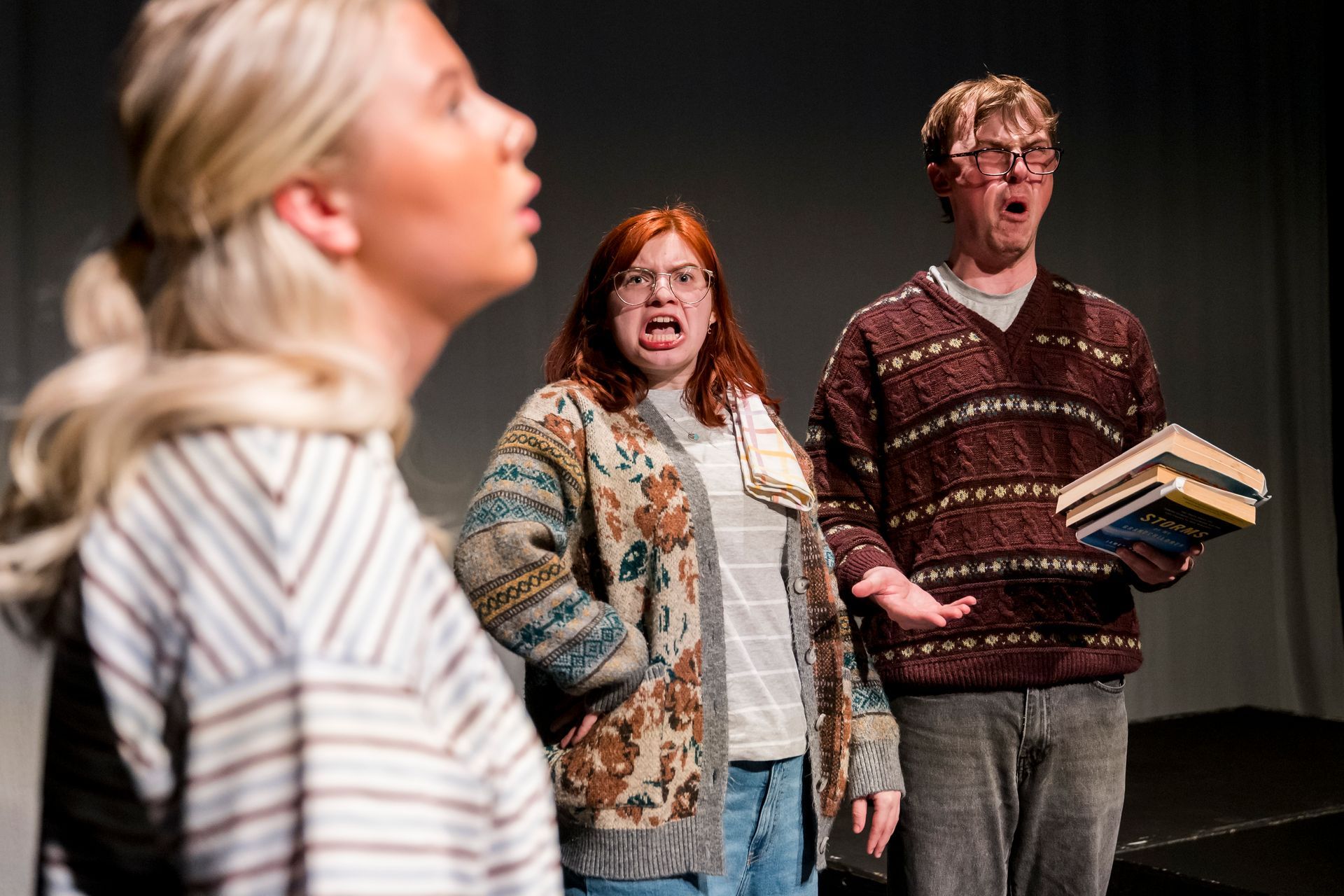 Photo by Robin Savage: GREENLAND by by Moira Buffini, Matt Charman, Penelope Skinner and Jack Thorne. ArtsEd CertHE Acting. Lyric Hammersmith Studio Theatre