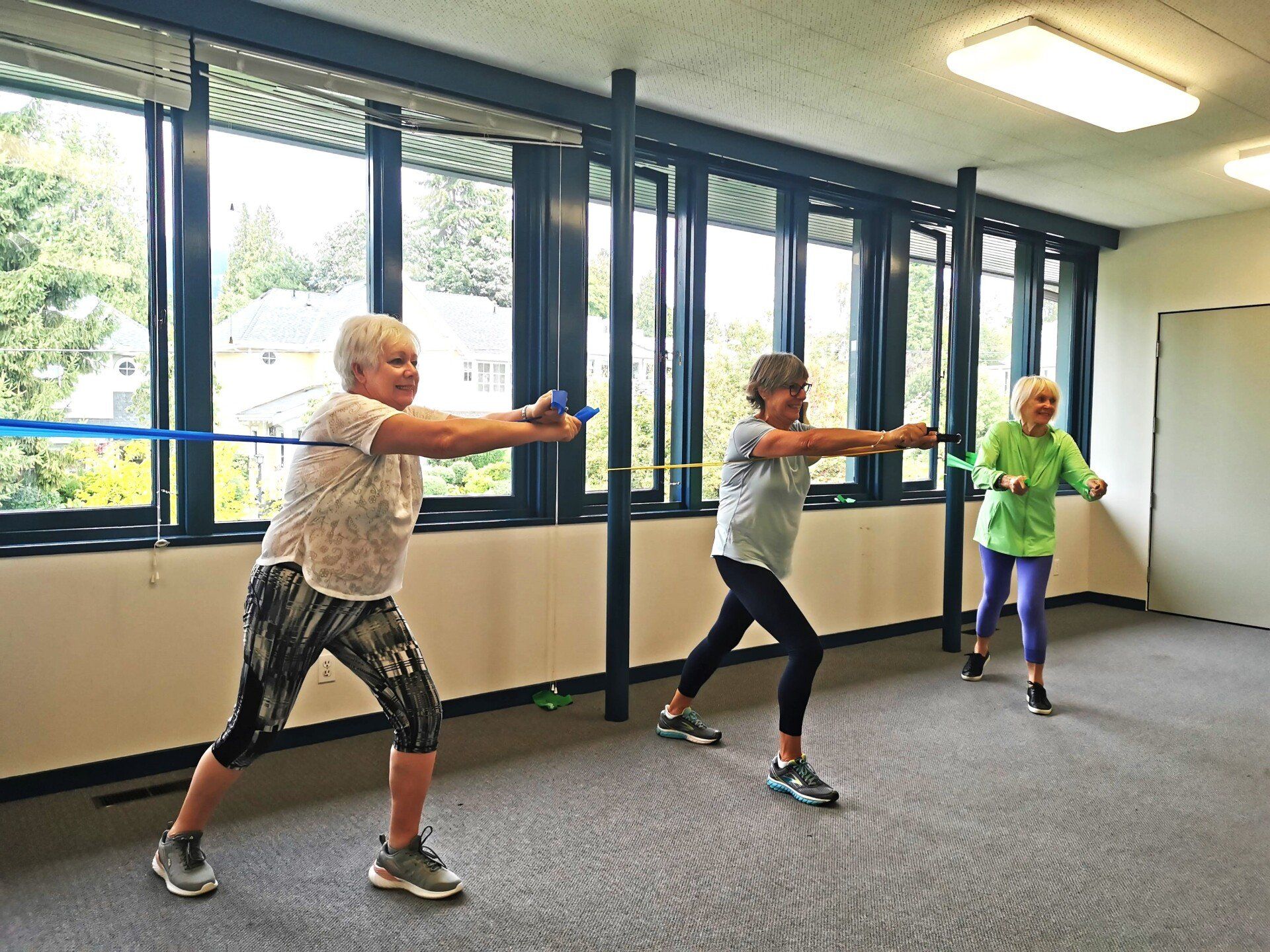 Senior Exercise Bands Class