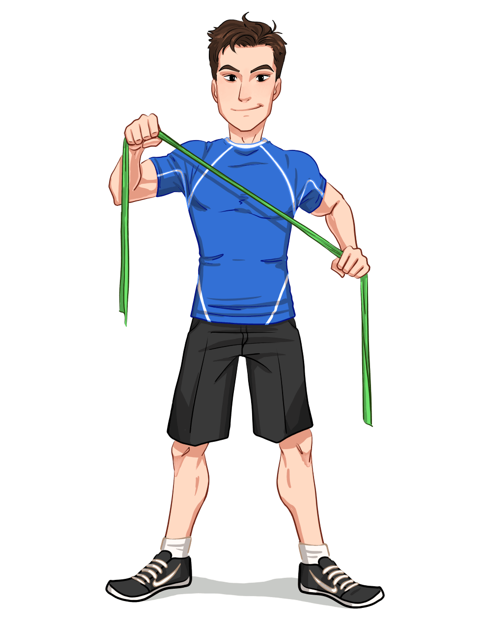 Hey it's Taylor! Kinesiologist Taylor Cartoon
