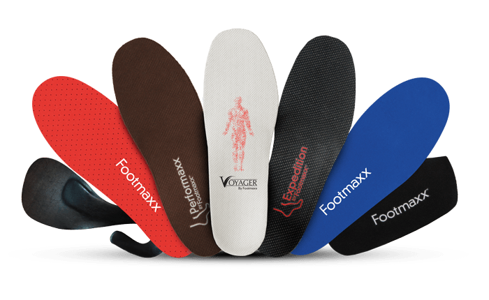 Many different types of orthotics, selected to suit your needs! Footmaxx Orthotics