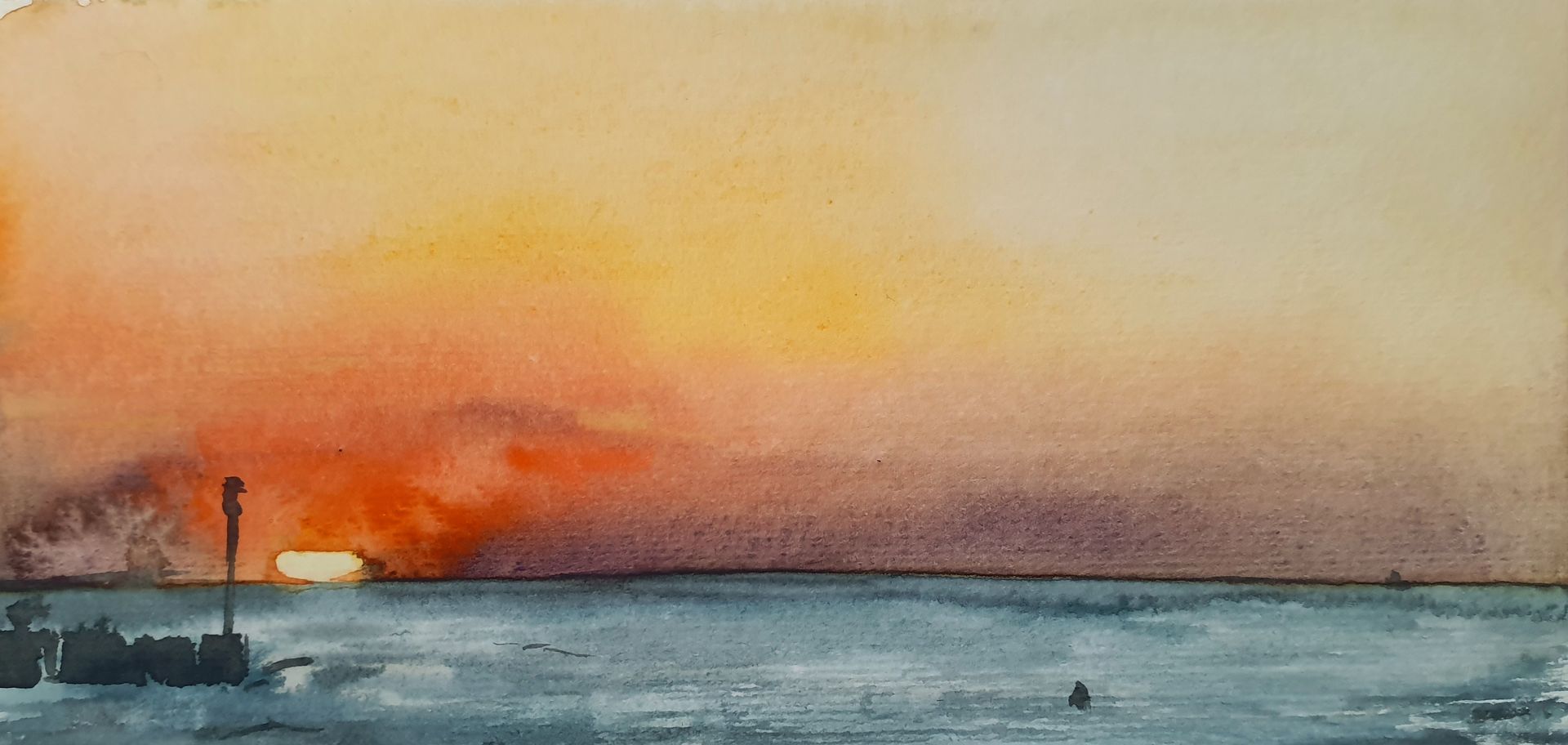 Baltic Sea Sunset, Postkarte, 2025 Baltic Sea Sunset, Postkarte, 2025