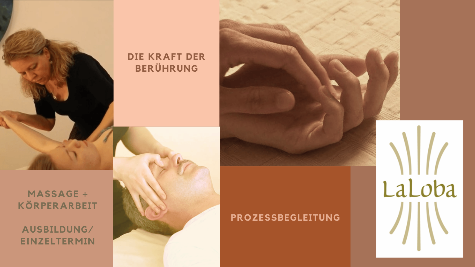 Die Kraft der Berührung, Prozessbegleitung, Massage und Massageausbildung, Johanna Baumann, Kopfmassage, Berührung  LaLoba 
