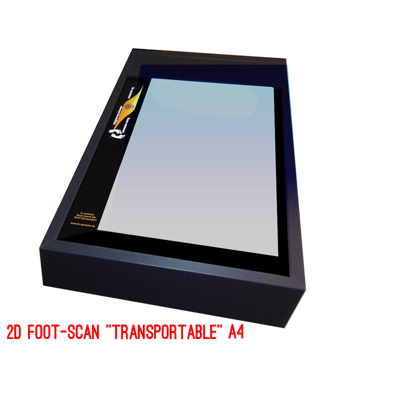 2D Footscan A4 Transportabel