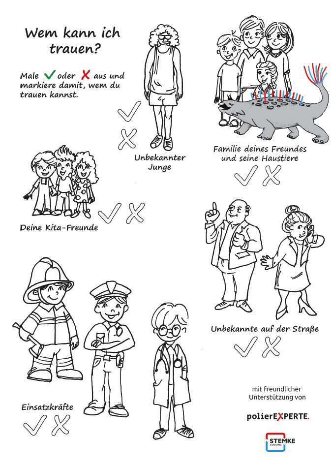 Polierosaurus Rex und Stemkosaurus engagieren sich mit der Polizei für die Vertrauensfrage in Kitas Polierosaurus Rex und Stemkosaurus wünschen schöne, erholsame Osternfeiertage!