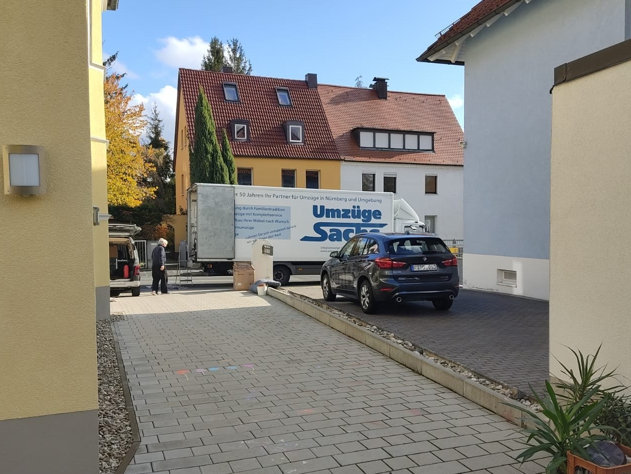 Abtrageweg beim Umzug mit unserem Umzugs-LKW