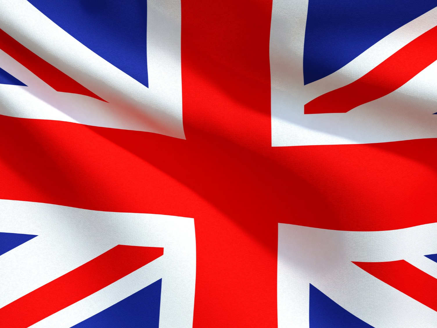 Hausbootrouten in England, englische Flagge