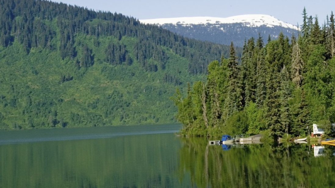 Hausbooturlaub in Kanada, Blick auf einen See