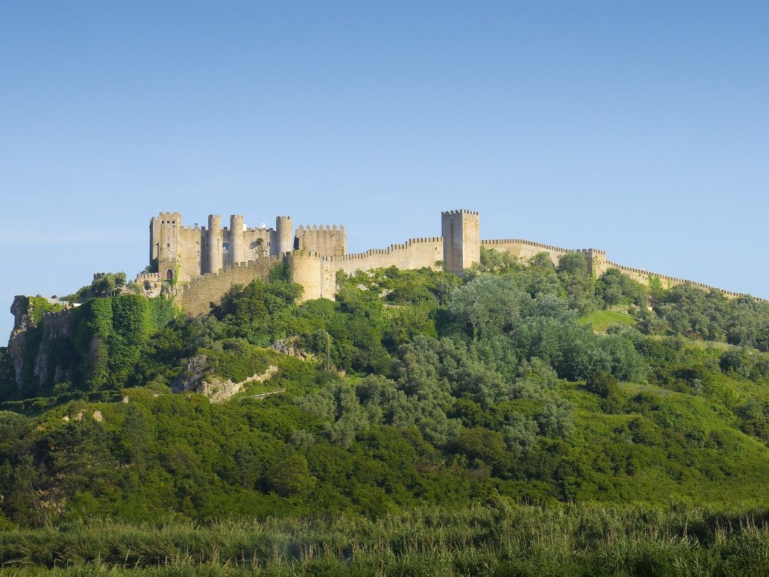 Hausbootferien in Portugal, Blick auf eine Festung
