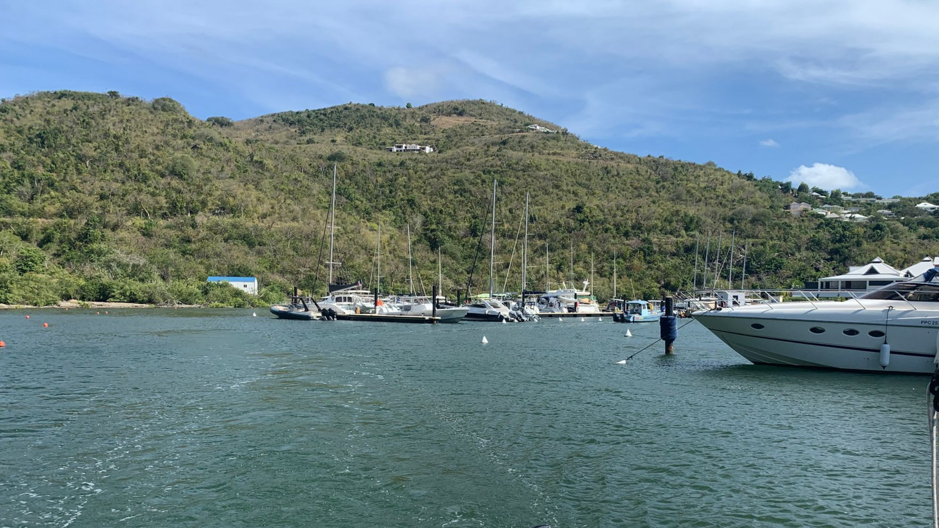 Segelrouten auf den Antillen