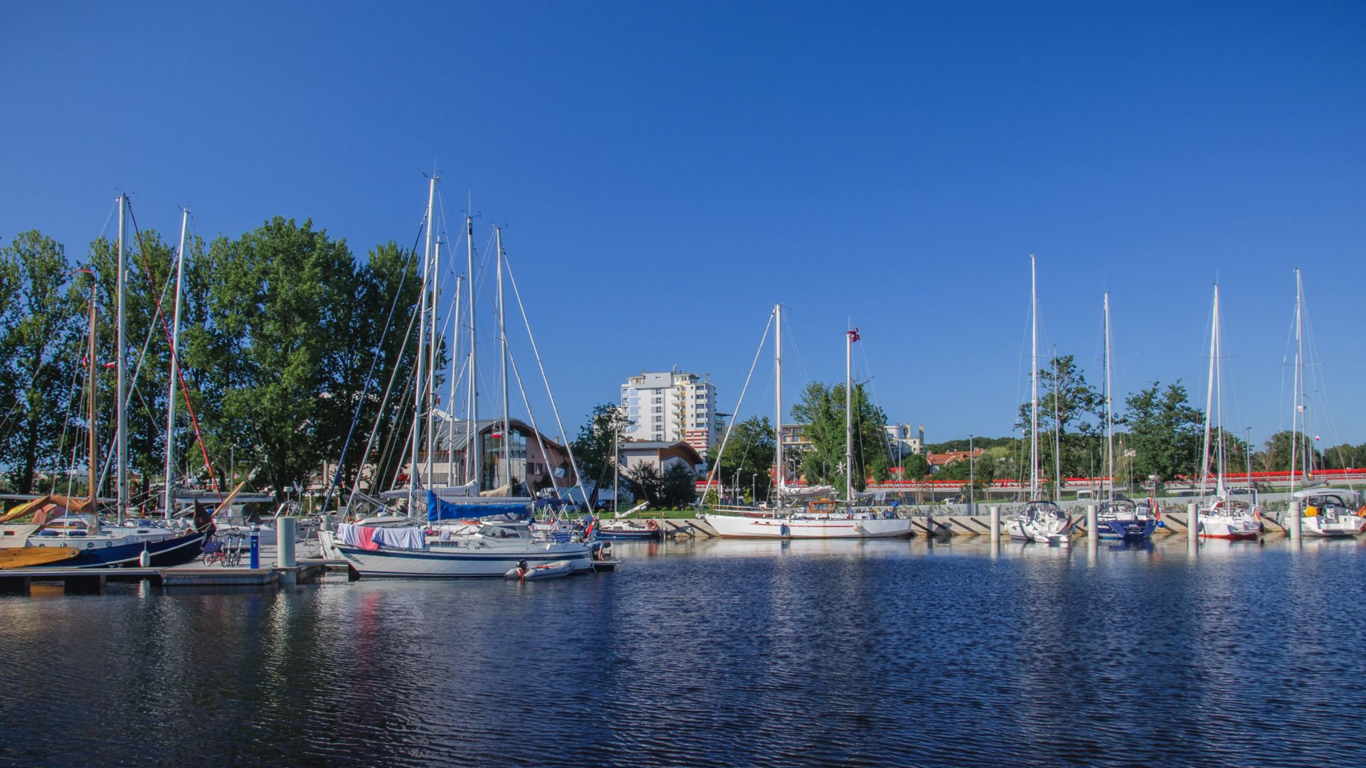Segelrouten an der polnischen Ostseeküste
