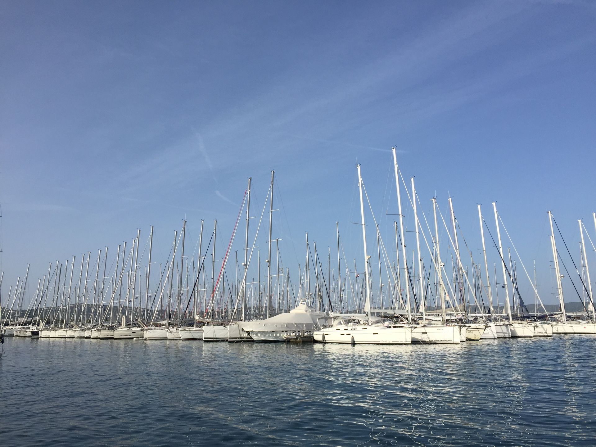 Yachten in der Marina Tankerkomerc in Pula Veruda