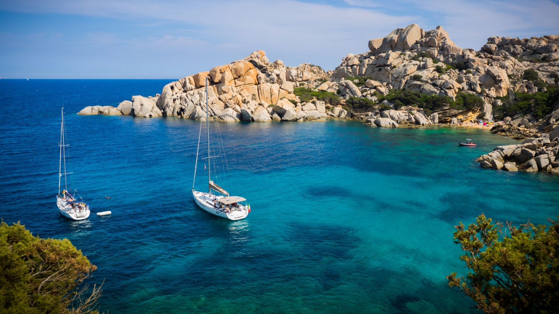 Segelrouten in Italien