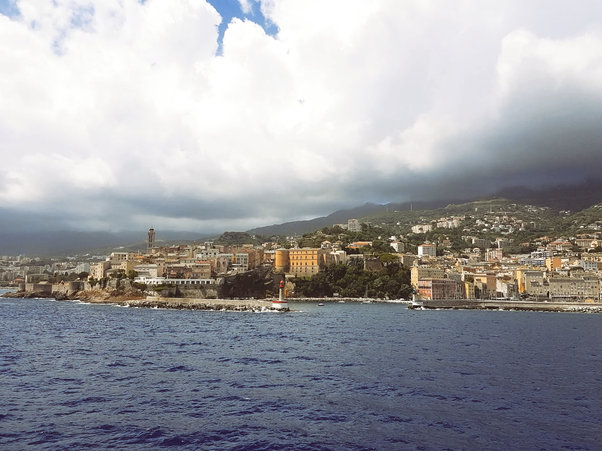 Hafen Bastia Meer Häuser