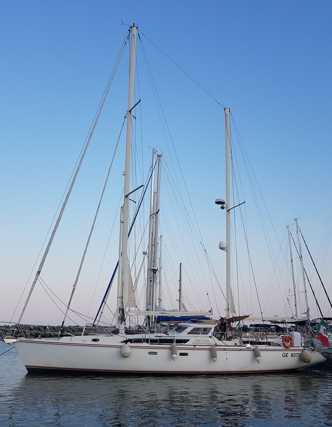 Die Sehnsucht nach Freiheit und Reisen Photo by: Viola Einert-Krug Schiff, Segelschiff im Mittelmeer Photo by: Viola Einet-Krug