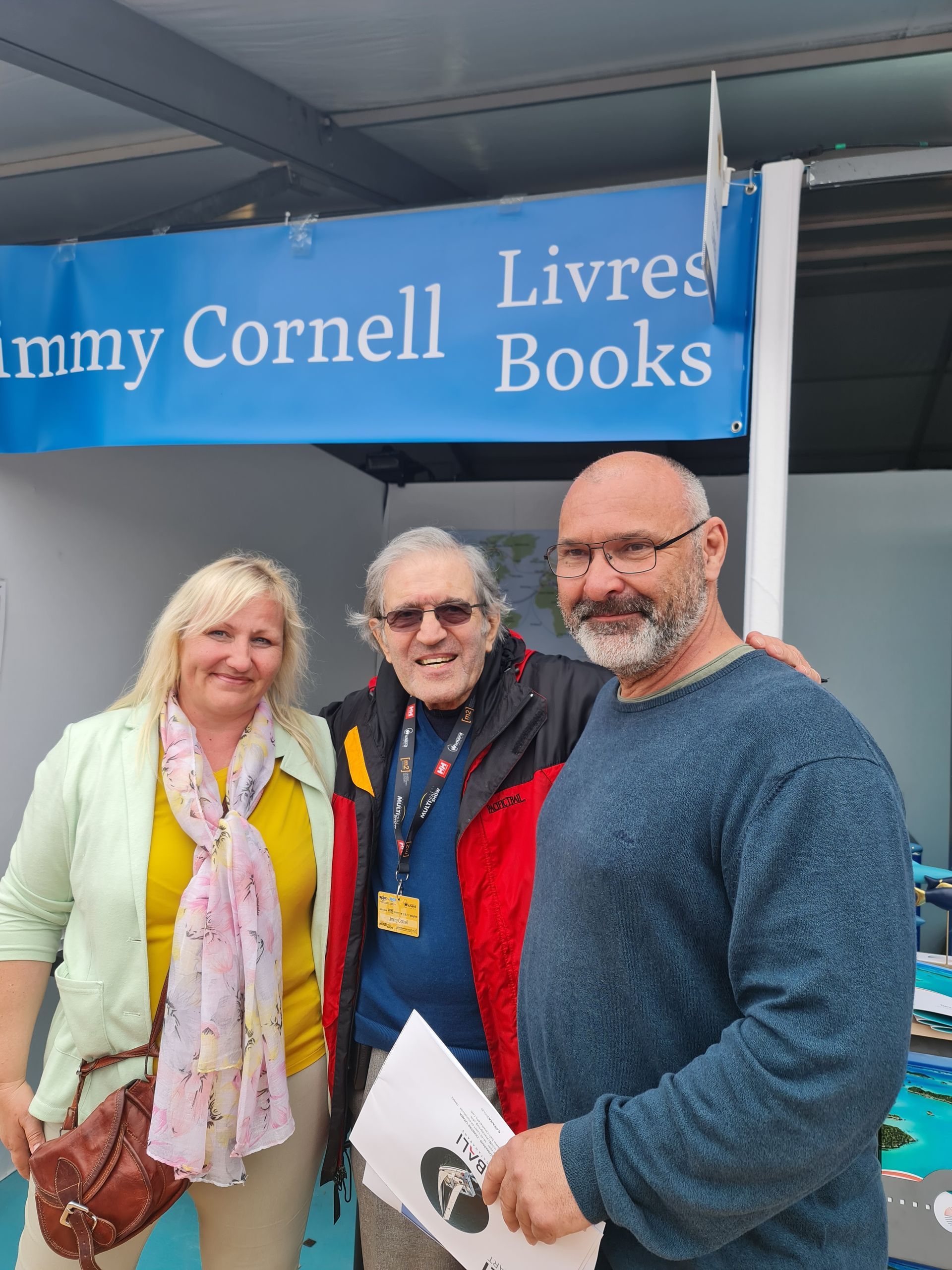 Jimmy Cornell und 2 Leute