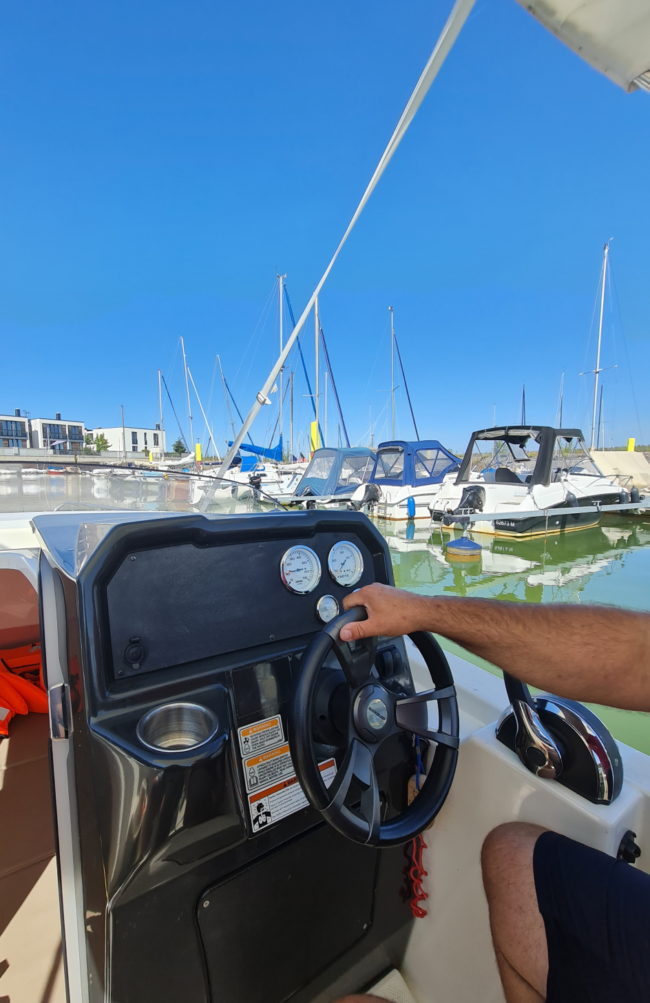 Boot-Steuer-See-Wasser-Zwenkau