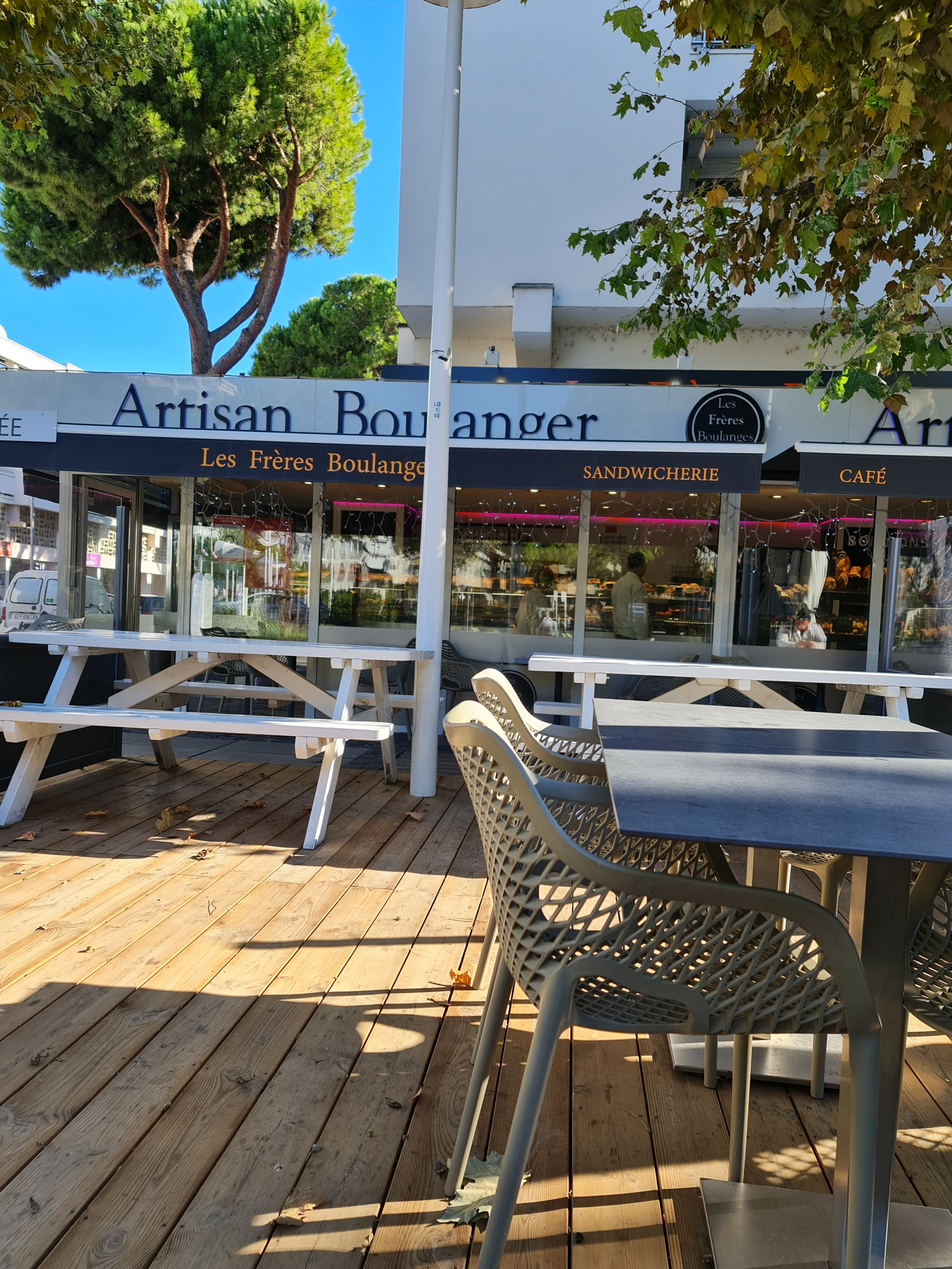 Geschäft im Hintergrund Bäckerei Frankreich